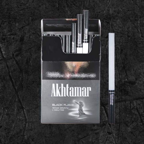 Сигареты Ахтамар Блек Фрейм (Akhtamar Black Flame Nanokings 5.4/84)