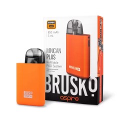 Перезаправляемая Под-Система Бруско Миникан Плюс (Brusko Minican Plus) 850 mah, Оранжевый