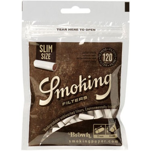 Smoking Brown Slim (120 шт)